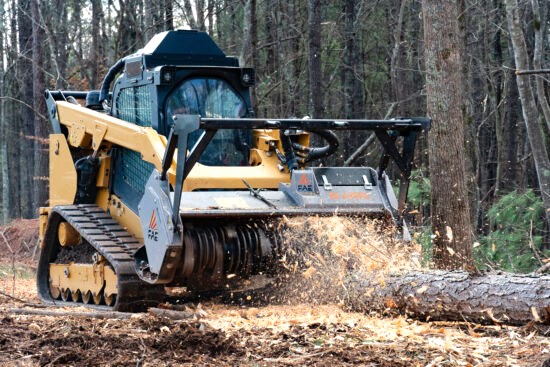 How big of a tree can a forestry mulcher