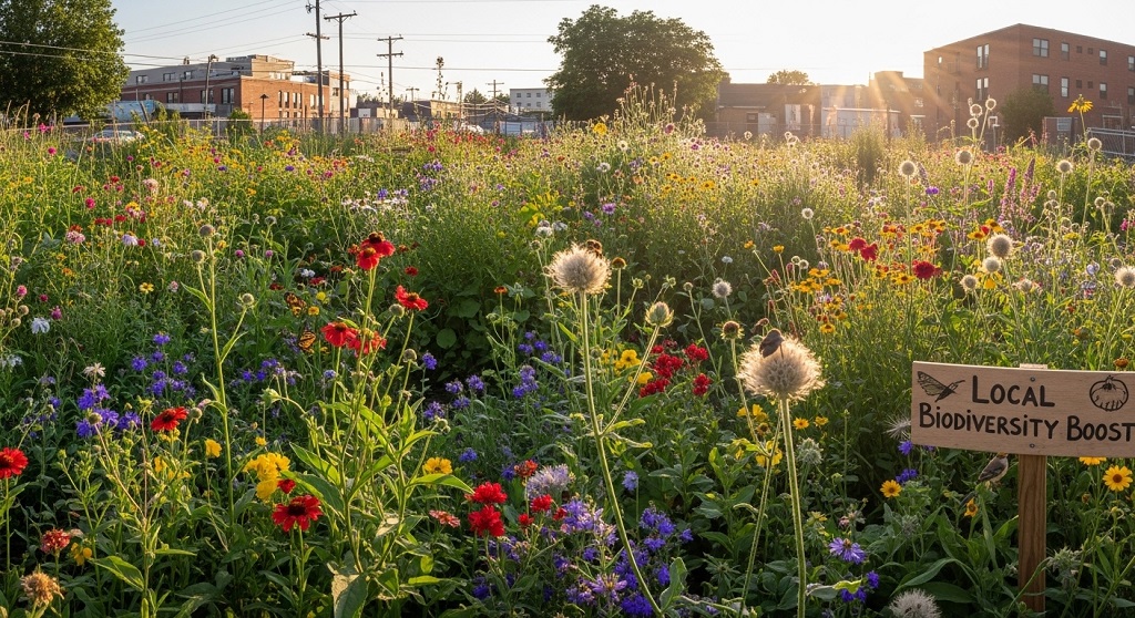 What is "yellow rattle" and why is it recommended for chaos gardens