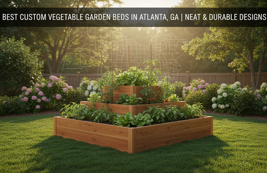 Best Custom Vegetable Garden Beds in Atlanta, GA | Neat & Durable Designs