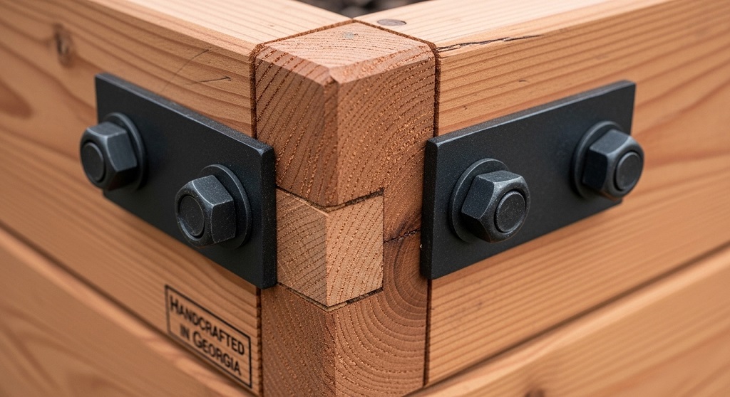 Neat and durable vegetable garden bed designs with professional joinery.