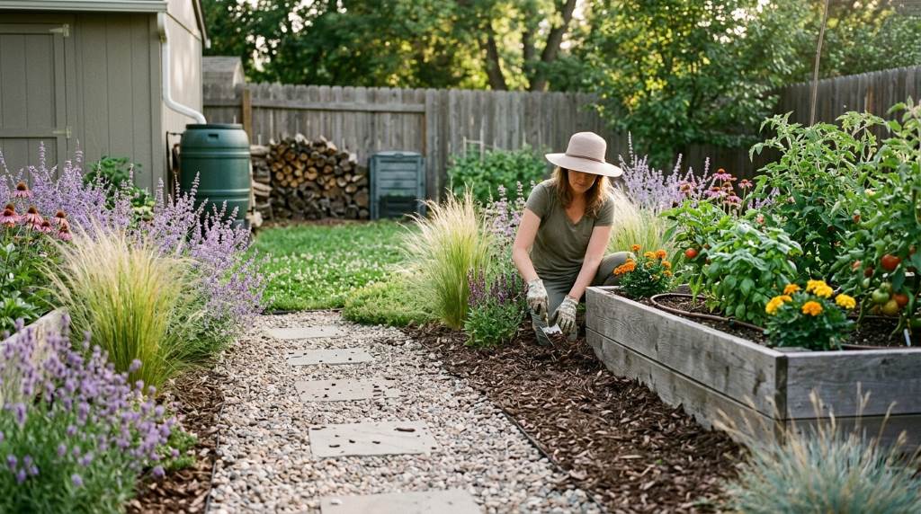 Smart irrigation system watering healthy residential lawn in Orlando FL