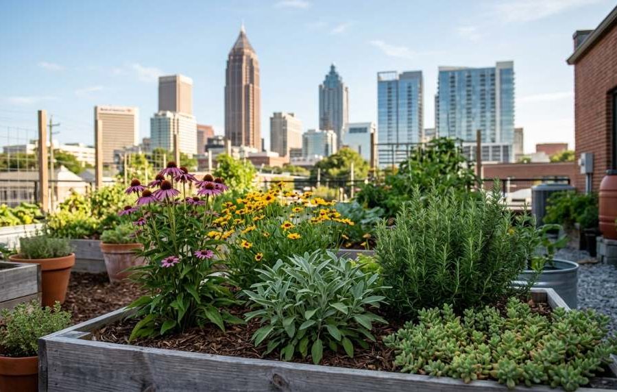Urban Gardening in Atlanta, GA: Choosing Low-Maintenance Plants