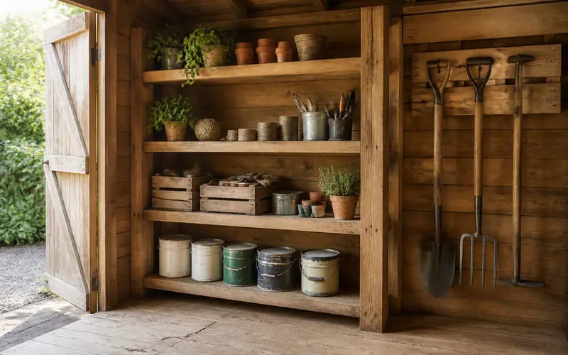 Storage Must-Haves For Your Garden Shed